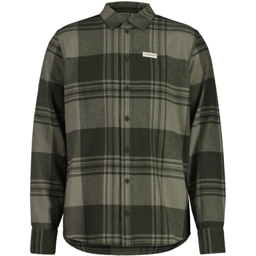 Foto de Maloja Camisa Hombre - AblancaM. Organic Cáñamo - alpine woods check 1180