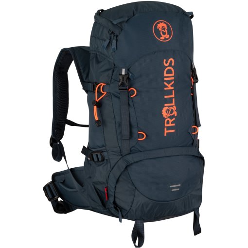 Kuva tuotteesta Trollkids Trolltunga Lasten reppu, 30 litraa - dark navy/glow orange