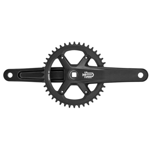 Produktbild von microSHIFT SWORD Black 1X Kurbelgarnitur - JIS 4-Kant - 42Z