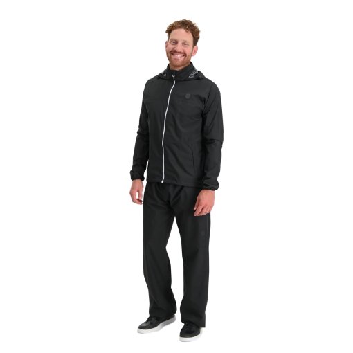 Foto de AGU Traje de Agua - Essential GO - Kit de Pantalones Impermeables y Chaqueta Impermeable - negro