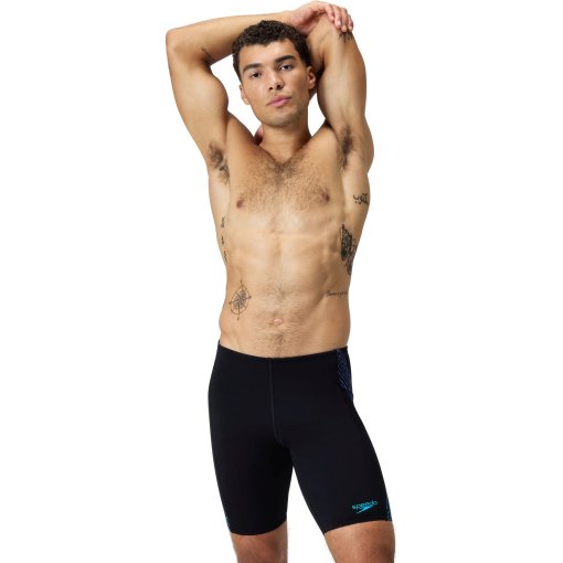 Produktbild von Speedo Tech Panel Jammer Herren - black/cobalt pop