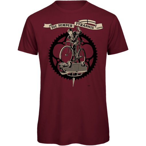 Produktbild von RTTshirts St. George Fahrrad T-Shirt Herren - bordeaux