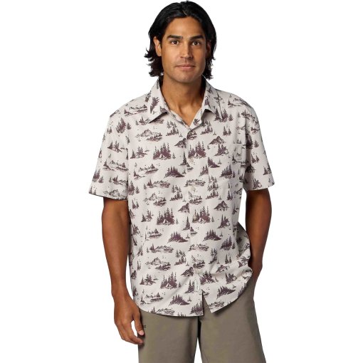 Photo produit de Marmot AirExchange Chemise à manches courtes pour hommes - birch bark lake side campout