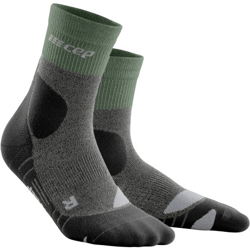 Foto de CEP Calcetines de Compresión Hombre - Hiking Merino Mid Cut - green/light grey