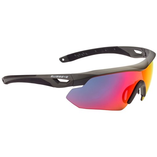 Foto de Swiss Eye Gafas - Nighthawk Sports RX - Dark Grey Matt/Black - Smoke BR Revo | Orange | Clear | 12983RX
