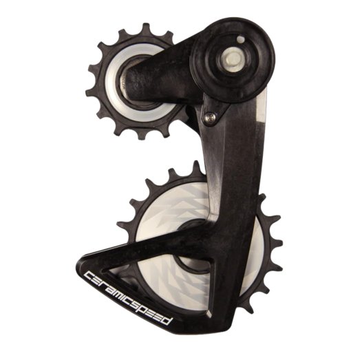 Photo produit de CeramicSpeed Système de Galets de Dérailleur - OSPW ALPHA - Alpha Disc | pour Shimano GRX / XTR / XT 12s Di2 - silver