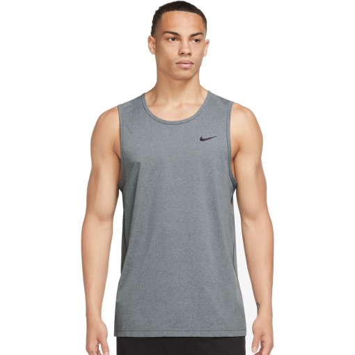 Photo produit de Nike Debardeur Fitness Homme - Dri-FIT UV Hyverse - smoke grey/htr/black DV9841-097
