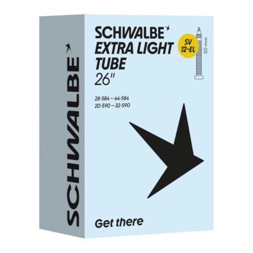 Foto de Schwalbe Cámara - N.º 12-EL (Extra Light) | 26&quot; - 28/44-584/590 | SV 50mm