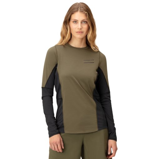 Foto de Norrona Camiseta de Manga Larga Mujer - senja equaliser lightweight - Olive Night