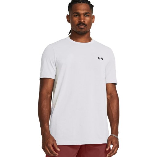 Foto de Under Armour Camiseta de Manga Corta Hombre - UA Vanish Seamless - Blanco/Negro