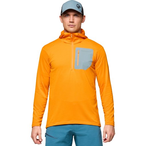Productfoto van Norrona falketind warm1 Hood Trui Heren - Exuberance/Trooper