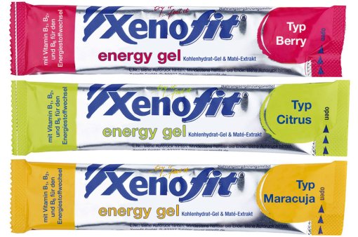 Foto de Xenofit Gel de Carbohidratos - Energy Gel - Caja Mixta - 30x25g