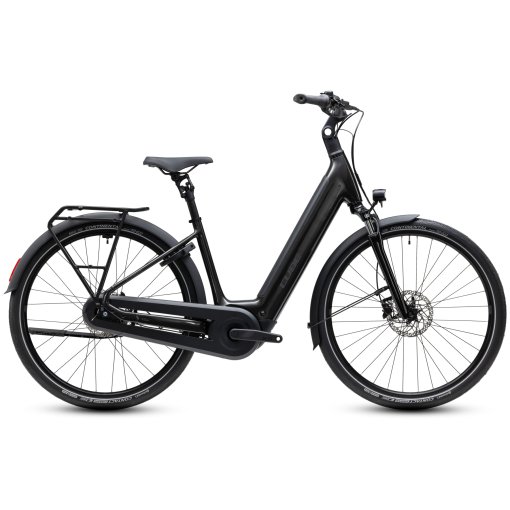 Picture of CUBE SUPREME HYBRID Comfort ONE 600 - Easy Entry - Electric Bike - 2027 - 28&quot; - gunmetal / reflex