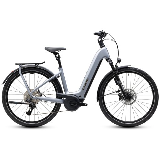 Produktbild von CUBE KATHMANDU HYBRID EXC 800 - Easy Entry - Trekking E-Bike - 2027 - slategrey / chrome