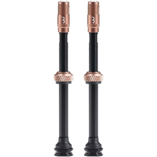 Photo produit de BBB Cycling CoreCap AL Valve BTI-166 Valves tubeless - cuivre | 80 mm | 2 pièces