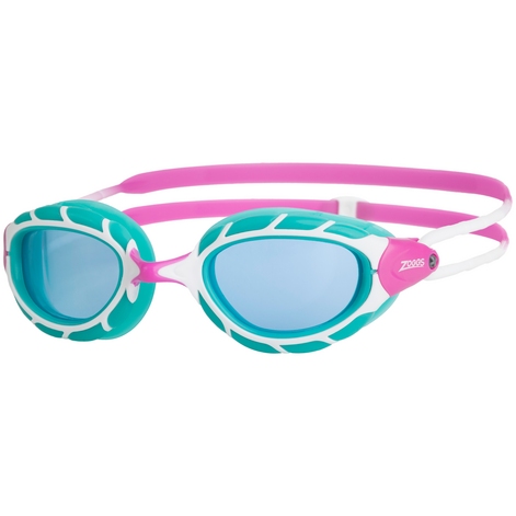 Produktbild von Zoggs Predator Junior Schwimmbrille Kinder - Pink/Turquoise/Blue
