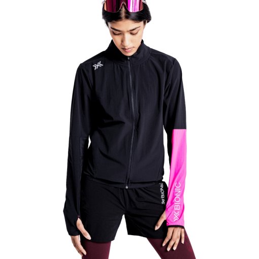 Produktbild von X-Bionic Corefusion Laufjacke Damen - x black/fluo pink