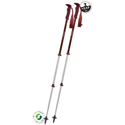 Billede af Komperdell Trailmaster Zero Compact Vandrestav (par) - malbec