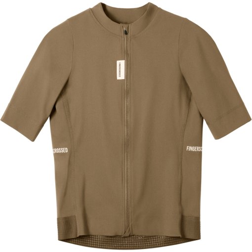 Productfoto van FINGERSCROSSED Road Fietsshirt met Korte Mouwen Dames - Walnut