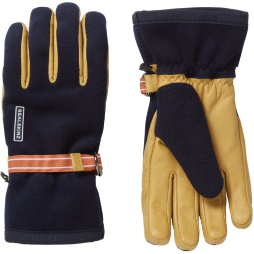 Foto de SealSkinz Guantes Impermeables con Puños - Toftwood - Navy