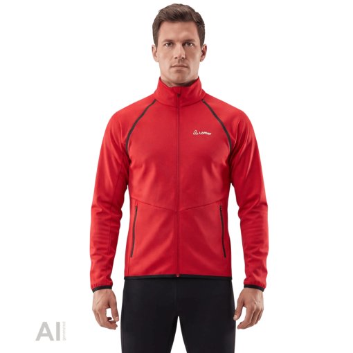 Slika izdelka Löffler Vario Airblocc Light Zip-Off Moške jakne - rdeča 551
