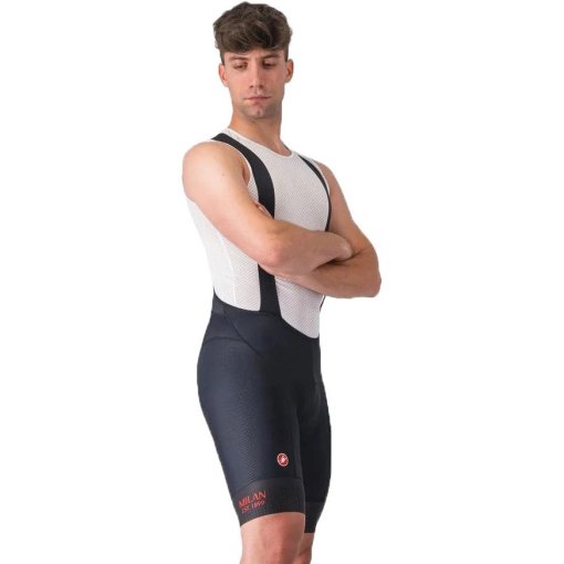 Foto de Castelli Culotte Corto con Tirantes Ciclismo Hombre - AC Milan Competizione 2 - negro 010