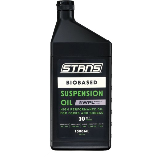 Photo produit de Stan&#039;s NoTubes Biobased Suspension Oil Huile pour fourche - 1000ml - 10WT