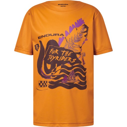 Photo produit de Endura SingleTrack Core T-shirt pour enfants - end orange
