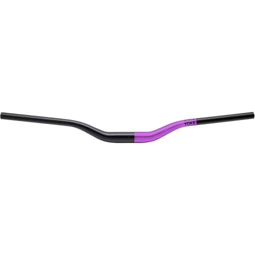 Photo produit de BikeYoke Guidon VTT - Barmate Al-7050 Colour LTD. Edition - 65mm Stack - Dual Black / Purple Anodized