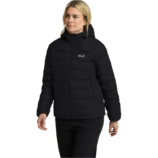 Produktbild von Jack Wolfskin Wild Pass Daunen-Kapuzenjacke für Damen Rds - black