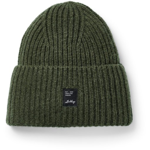 Productfoto van Lundhags Knitted Wool Gebreide beanie - Forest Green 67200