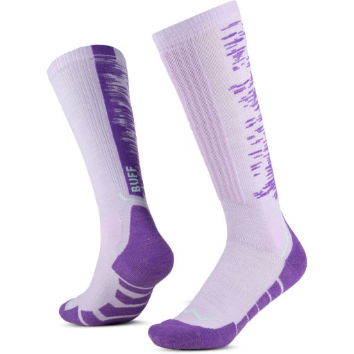 Photo produit de Buff® Merino HW Over the Calf Chaussettes - O2 Lilac Ice