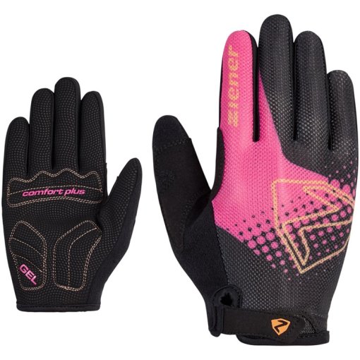 Photo produit de Ziener Colo Long Gants Vélo Junior - bubblegum