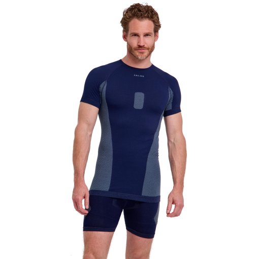 Zdjęcie: Falke Warm Trend Koszulka z Krótkim Rękawem Mężczyźni - space blue 6116
