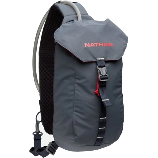 Foto de Nathan Sports Mochila Running - Run Sling 6L - Charcoal/Ribbon Red