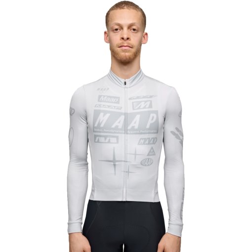 Produktbild von MAAP Drome Thermo Langarmtrikot Herren - ice gray