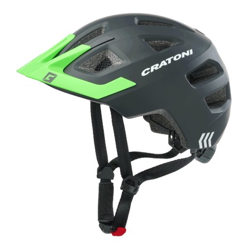Photo produit de CRATONI Maxster Pro Casque vélo enfants - black-neongreen matt