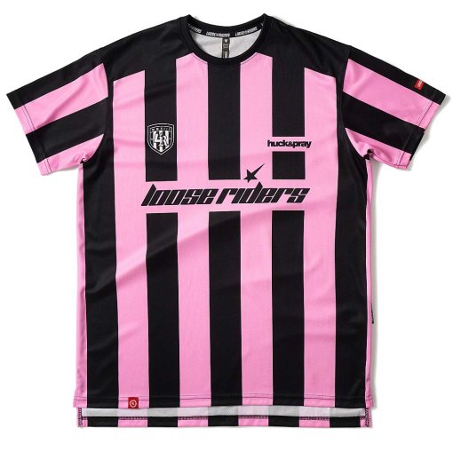 Immagine prodotto da Loose Riders Maglia a Maniche Corte Uomo - Derby - Derby Pink