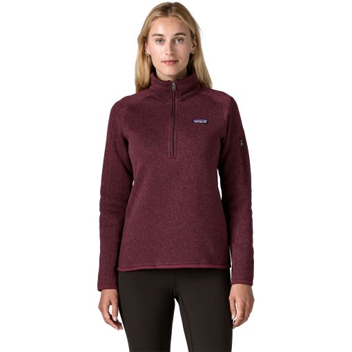 Photo produit de Patagonia Veste Polaire 1/4 Fermeture Éclair Femme - Better Sweater - Berry Fig