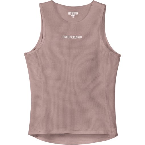 Photo produit de FINGERSCROSSED Maillot de Corps sans Manches Femme - Road - Silent Mauve