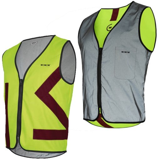 Immagine prodotto da WOWOW Gilet ad Alta Visibilità Reversibile - Urban Citizen - giallo/rosso