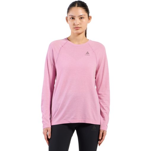 Produktbild von Odlo Essentials Seamless Langarm-Laufshirt 2.0 Damen - hyper pink