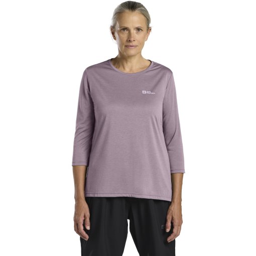 Foto de Jack Wolfskin Camiseta Mujer - Crosstrail 3/4 - wild blossom