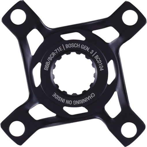 Immagine prodotto da BBB Cycling Supporto - Crank Spider E-Bike Mount BCR-71E Bosch G3-104/4 -CL52 - nero