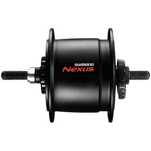 Foto de Shimano Nexus DH-6000-3R-NT Hub Dynamo - Roller Brake - 9x100mm Nut Type - black