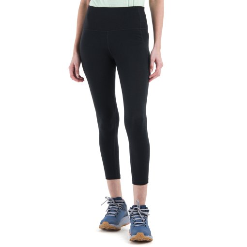 Foto de Icebreaker Malla Mujer - Merino 260 Fastray II 25&quot; High Rise - Negro