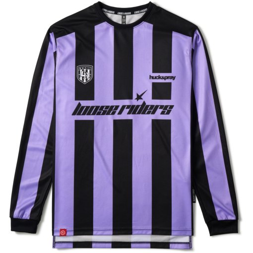 Immagine prodotto da Loose Riders Maglia a Maniche Lunghe Uomo - Derby - Derby Purple