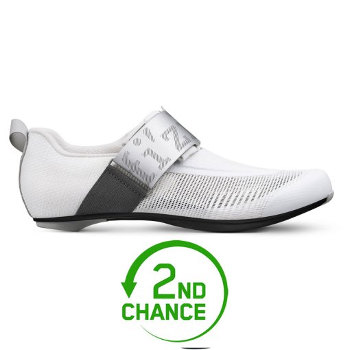 Produktbild von Fizik Transiro Hydra Aeroweave Carbon Triathlonschuhe Herren - Weiß / Silber - B-Ware