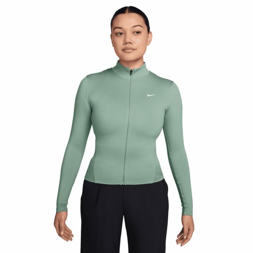 Produktbild von Nike One Dri-FIT Fitted Jacke Damen - steam/white IM7046-006