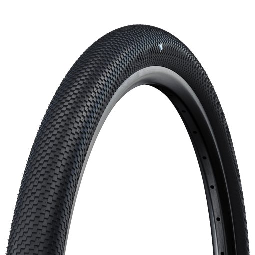 Productfoto van Schwalbe Motion Kojak Draadband - Addix Green | Race Guard | E-25 - 27.5x2.35&quot; | Black